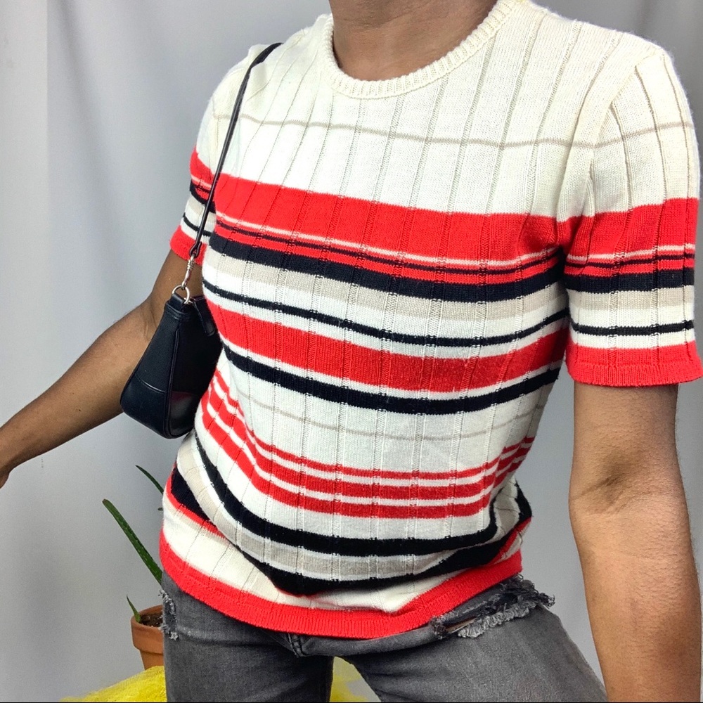 Striped Sweater Top